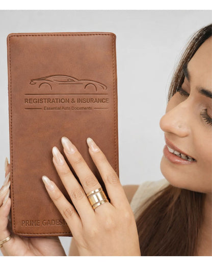 Prime Gadgets  Premium Car Document & Card Holder