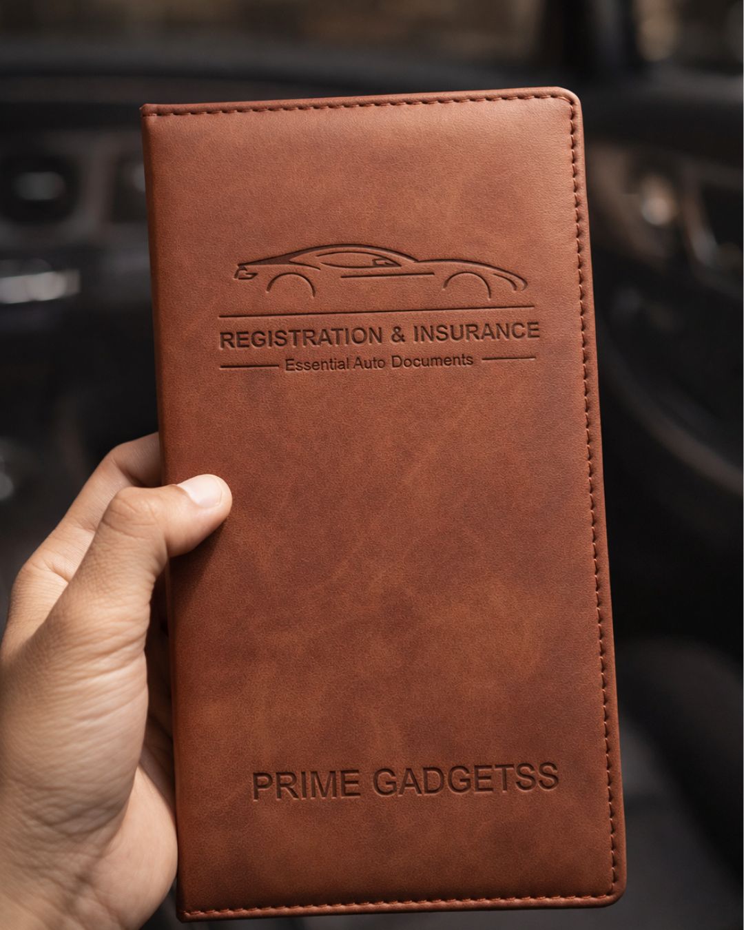 Prime Gadgets  Premium Car Document & Card Holder
