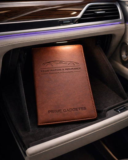 Prime Gadgets  Premium Car Document & Card Holder