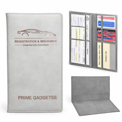 Prime Gadgets  Premium Car Document & Card Holder